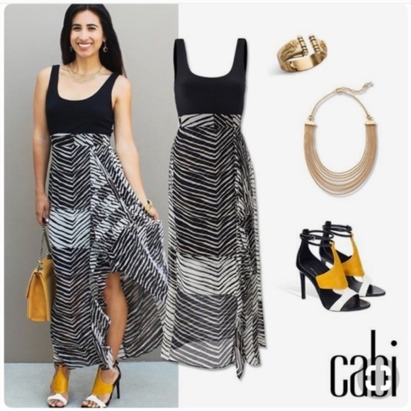 CAbi Dresses & Skirts - CAbi Cha Cha Maxi Dress M